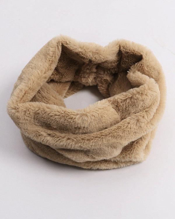 Cuello Bufanda de Piel