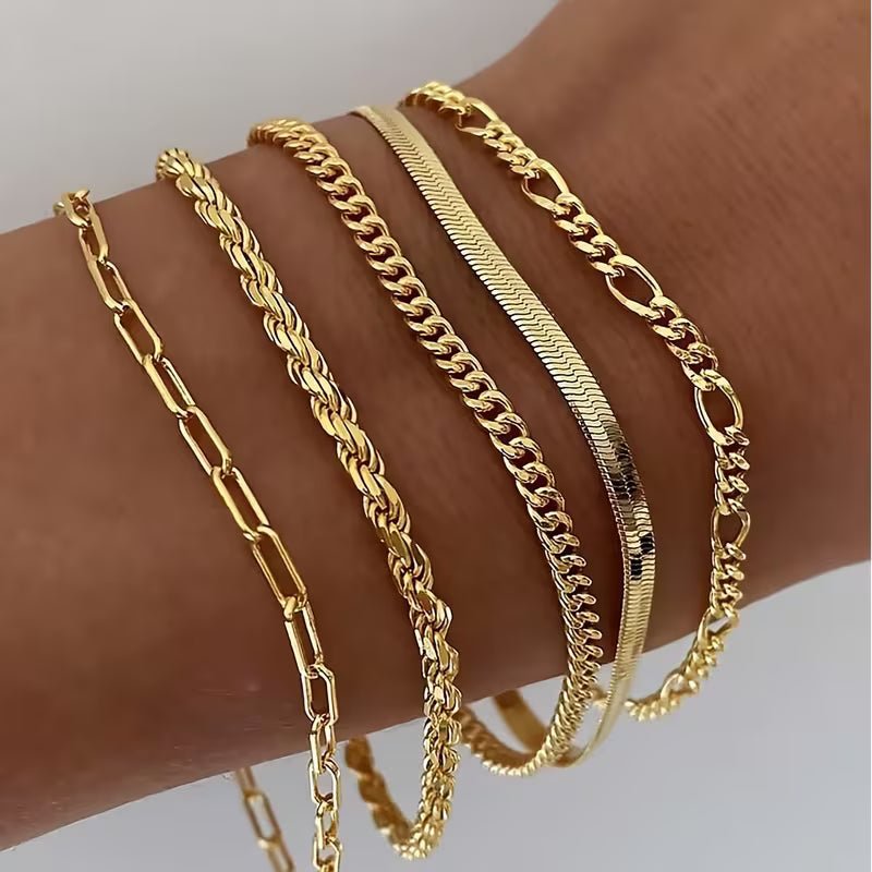 Cinq Lueurs – Pack de 5 pulseras