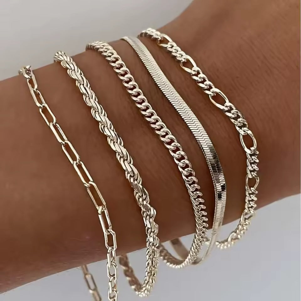 Cinq Lueurs – Pack de 5 pulseras